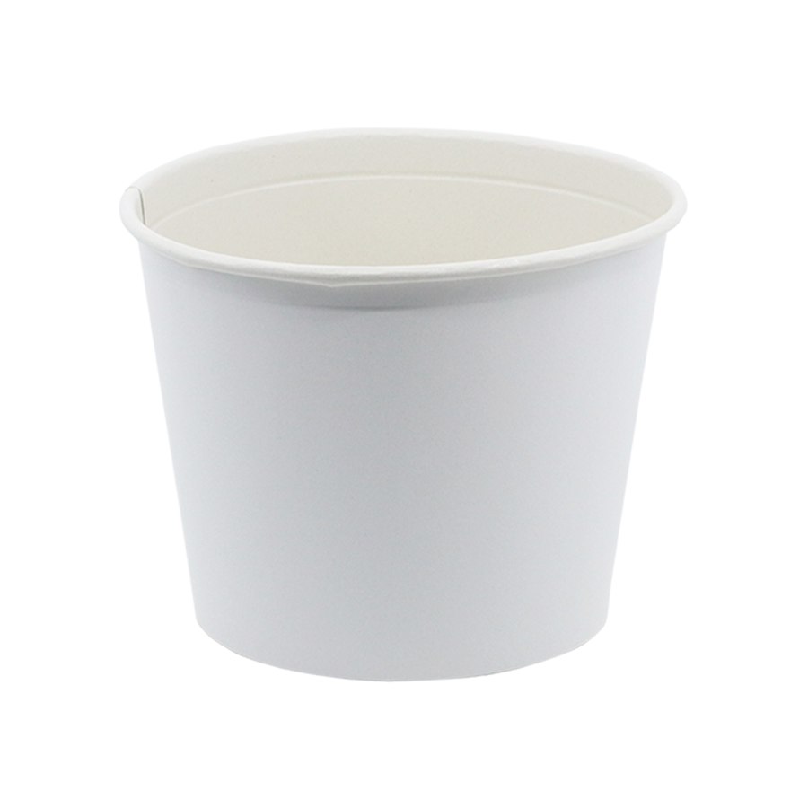 KUBEŁEK PAP. BIAŁY 2600 ML 85 OZ + WIECZKO